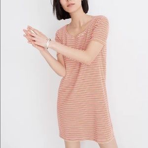 (2 for $13) Madewell stripe T shirt dress